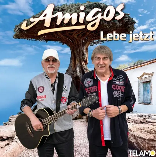 schlagerpuls.com - 2 x Schlageralbum von den Amigos mit dem Titel “Lebe jetzt”, handsigniert