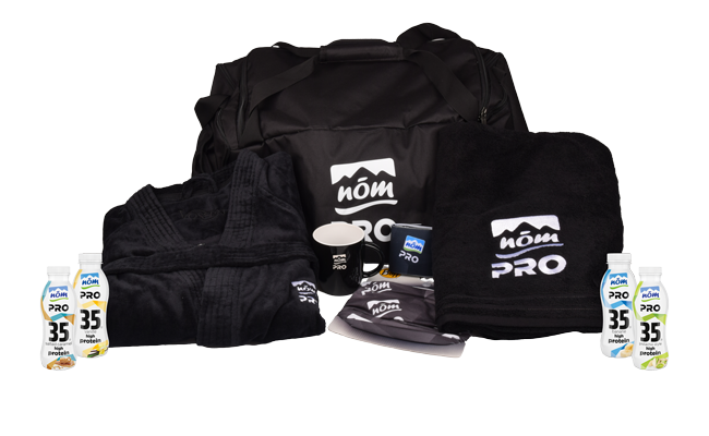 SPORTaktiv - 1 x 1 prallgefüllte NÖM PRO Under Armour Sporttasche inkl. NÖM PRO Proteindrinks