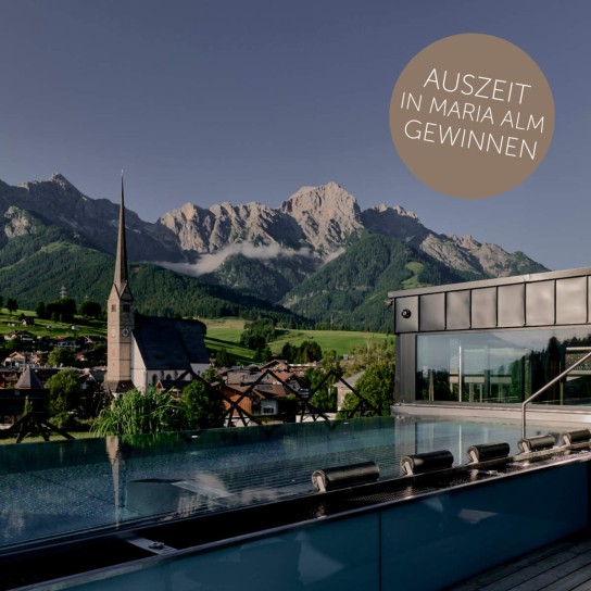 Streifzug Media - zwei Übernachtungen für zwei Personen inkl. Genusspension im 4*-Superior-Mountain Resort HOCHKÖNIGIN (Maria Alm, Österreich)