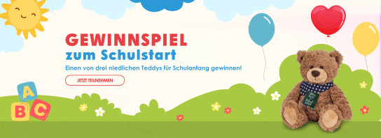 Teddy Hermann - 3x1 niedlichen Teddy 30 cm