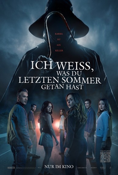 Thrill & Kill - 3×2 Kinotickets, 3 Strandtaschen, 3 Tassen von „Ich weiss was du letzten Sommer getan hast“
