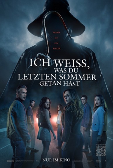 Thrill & Kill - 3×2 Kinotickets, 3 Strandtaschen, 3 Tassen von „Ich weiss was du letzten Sommer getan hast“