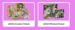 toggo - 3x Lego Creators Paket , 3x Lego Wicked Paket