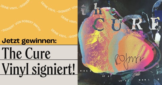 Universal Music - eine exklusiv signierte Vinyl-Platte von The Cure