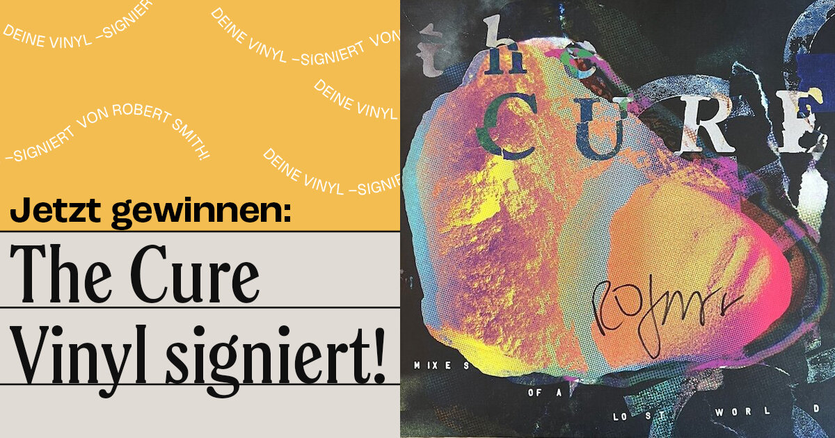 Universal Music - eine exklusiv signierte Vinyl-Platte von The Cure
