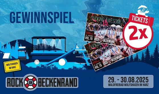 Videobuster - 2x Festival-Tickets für Rock am Beckenrand 29-30 Aug. 2025/Wolfshagen