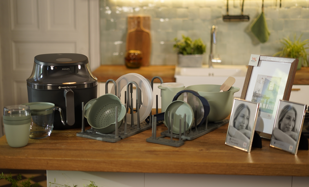 Wunderweib - Philips Airfryer 3000 Series, Mepal Küchenhelfer, Bilderrahmen