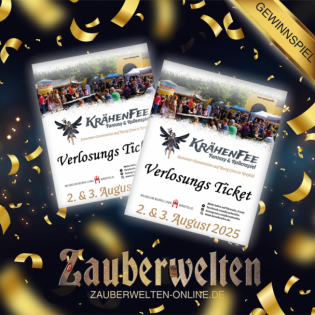 Zauberwelten-Online - KrähenFee & Festival - drei mal zwei Wochenend-Tickets auf der Burg Linn/Krefeld