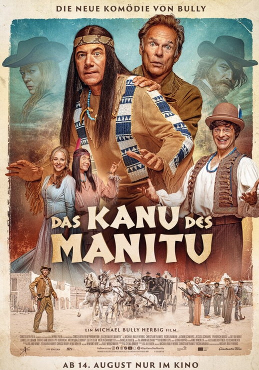 beyondpixels - Fanpaket zum Film "Das Kanu des Manitu": 2 Freikarten + Comedybuch + Shirt