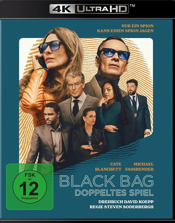 BLURAY-DISC - 2 x Film: „Black Bag - Doppeltes Spiel“ je 1 x auf 4K UHD, sowie auf Blu-ray