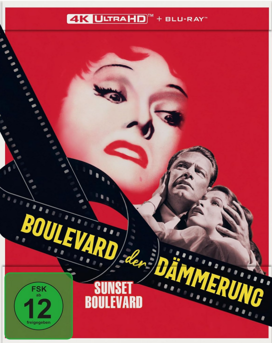 BLURAY-DISC - 2 x Film: „Sunset Boulevard - Boulevard der Dämmerung“  - Limited Collector's Edition 4K Ultra HD/Blu-ray