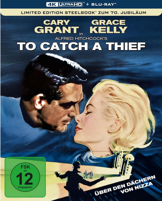 BLURAY-DISC - 2 x Film: „Über den Dächern von Nizza“ Steelbook (4K UHD/Blu-ray)