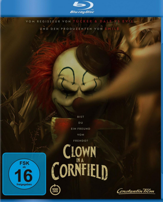 BLURAY-DISC - 3 x Film: „Clown in a Cornfield“ auf Blu-ray