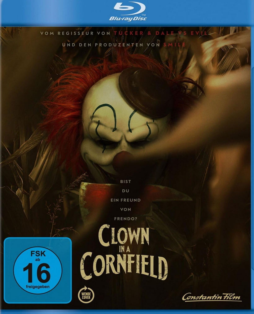 BLURAY-DISC - 3 x Film: „Clown in a Cornfield“ auf Blu-ray