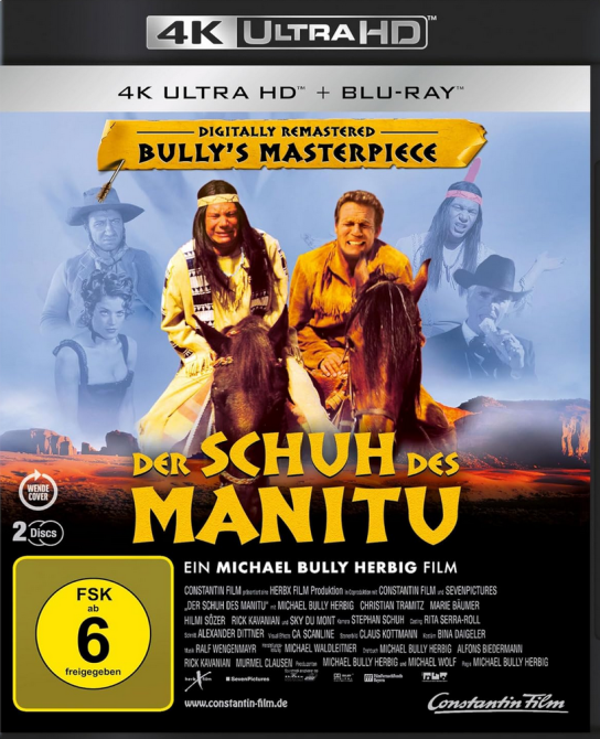 BLURAY-DISC - 3 x Film: „Der Schuh des Manitu“ auf UHD Blu-ray