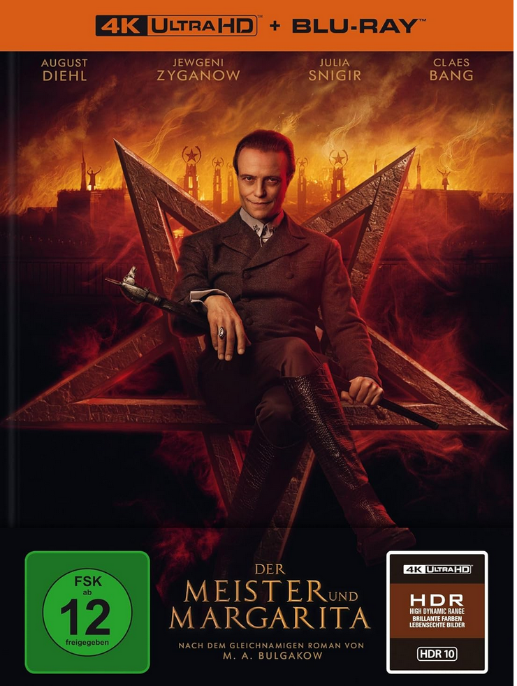 BLURAY-DISC - 4 x Film: "Der Meister und Margarita“  2 x als 4K-Mediabook, sowie 2 x auf Blu-ray