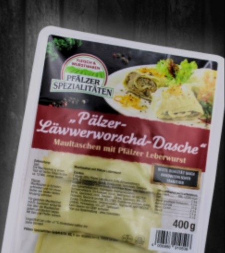 Edeka Kissel SBK - 5 Packungen der neuen „Pälzer Läwwerworsch-Dasche“