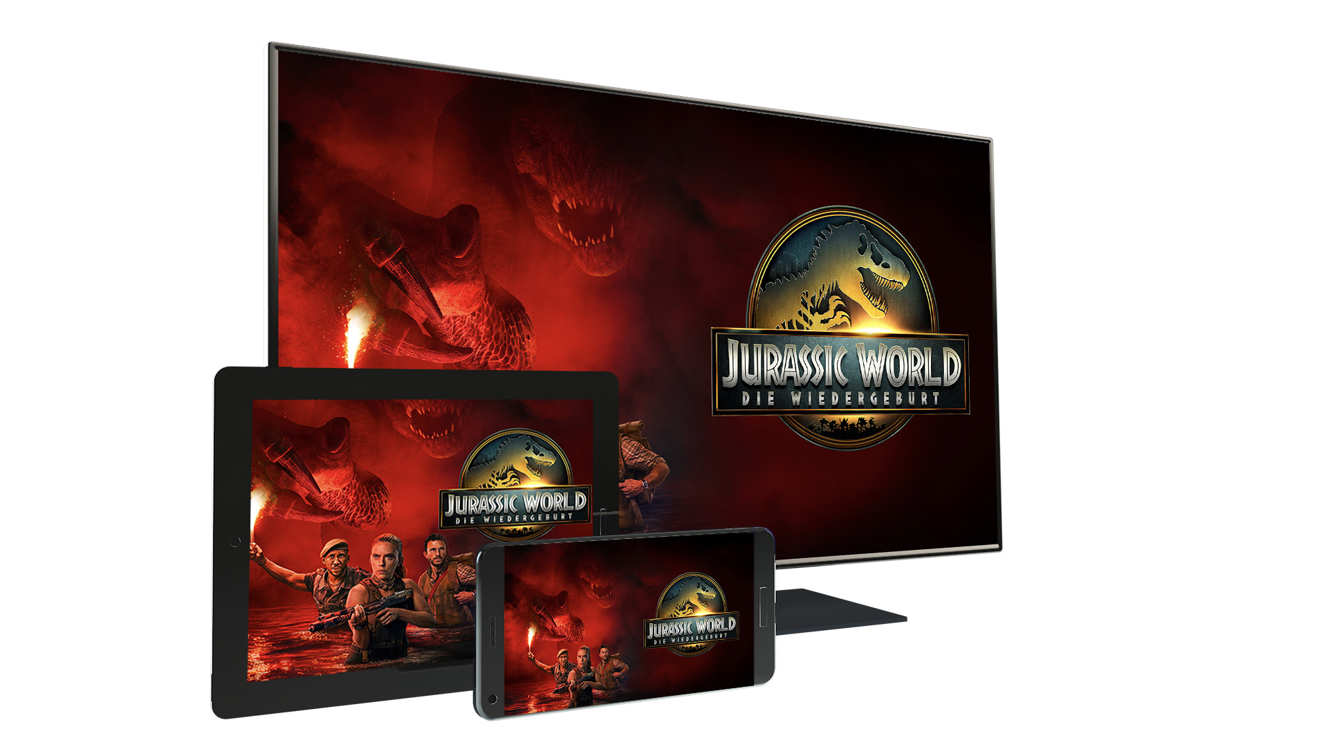 Gameswelt - Jurassic World: Die Wiedergeburt | Maxdome-Gutscheine für den Film