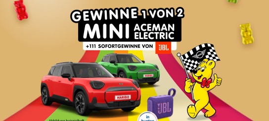 Haribo - 2x MINI Aceman Electric in deiner Lieblingsfarbe oder 111x JBL Go 4 (Produktkauf)