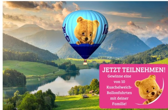 Kuschelweich - 10x1 Ballonfahrt für 4 Personen (Produktkauf)