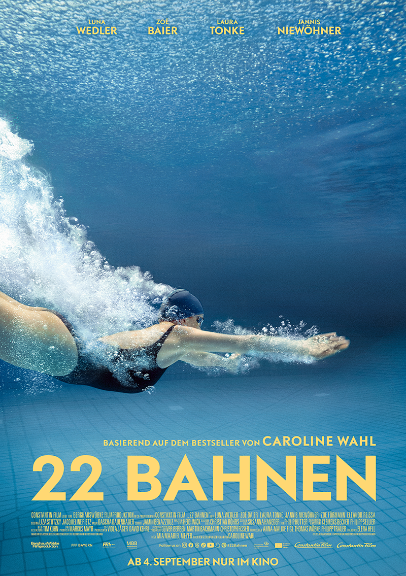 oeticket - 22 BAHNEN - das Buch "22 Bahnen" zum Film,  1 x 30€ Gutschein vom Buchkontor, 1x2 Kinogutscheine"22 Bahnen"