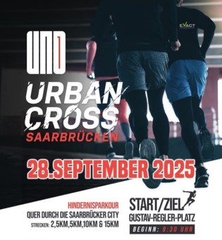 RADIO SALÜ - Für jeden Einzel-Lauf je 5 Startplätze beim UNO Urban Cross Lauf am 28. September in Saarbrücken
