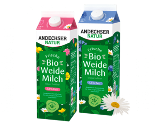 Andechser Natur - 45x je ein Paket mit ANDECHSER NATUR Bio-Milchspezialitäten im Wert von 30€