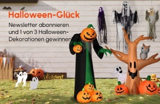 Aosom - drei Halloween-Aufblasdekorationen