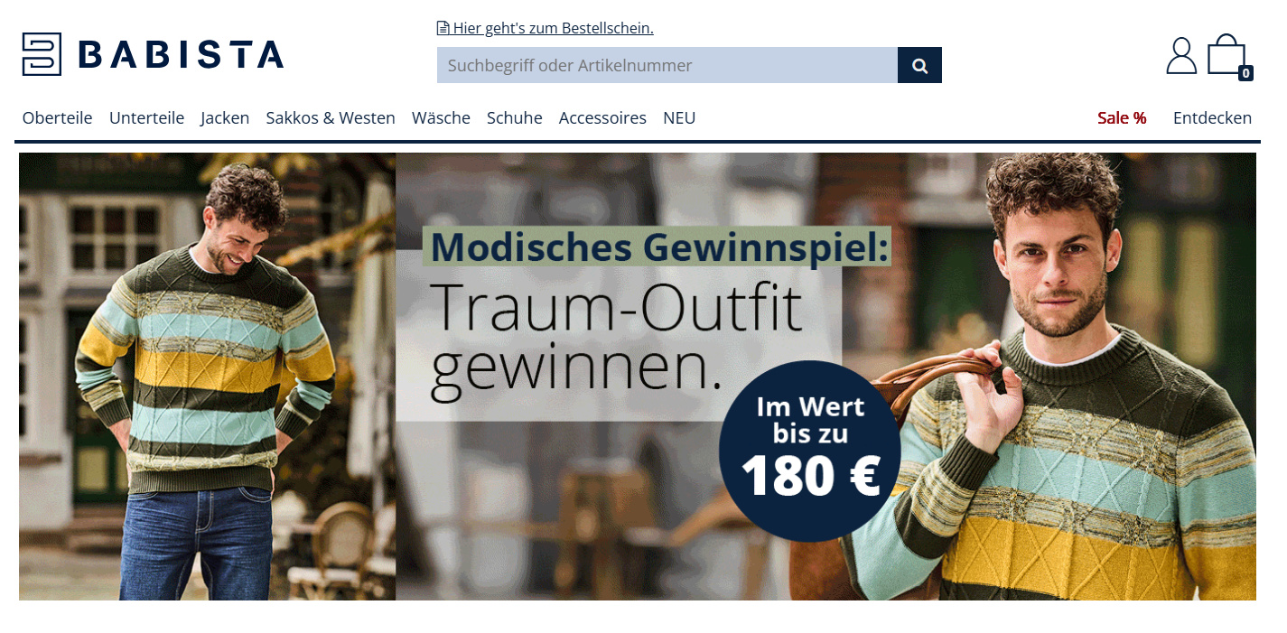 Babista - Ein ausgewähltes BABISTA Outfitim Wert von bis zu 180 €