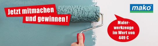 bauSpezi - 6 Maler-Sets von mako im Gesamtwert von 449 €
