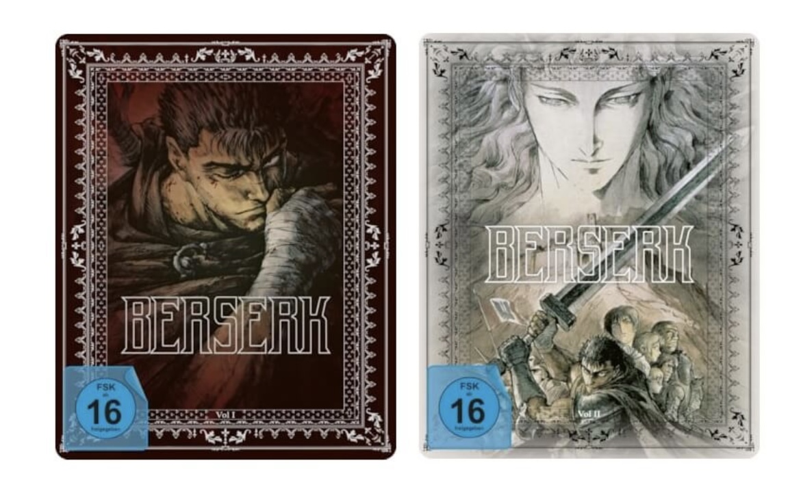 beyondpixels - 1 x Berserk Vol. 1 Limited Steelbook und 1 x Berserk Vol. 2 Limited Steelbook