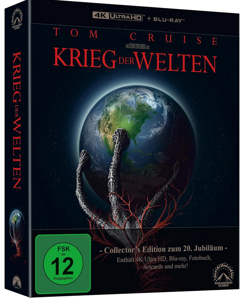 BLURAY-DISC - 1 x Film: „Krieg der Welten - Limited Paramount Scares Collector's Edition" in 4K