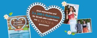 BÜRGER - 3x 200€-Gutschein von Krüger Dirndl