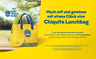 Chiquita: Gewinne 1 von 350 Chiquita Lunchbags