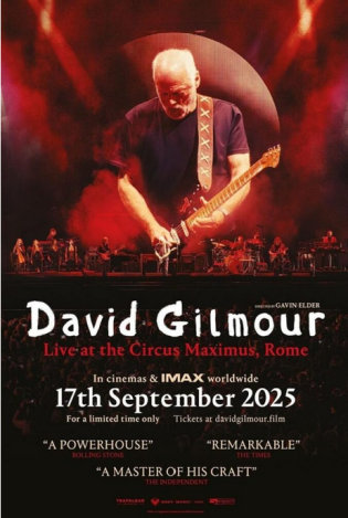 Classic Rock - 3 × 2 Karten für Filmpremiere von "David Gilmour: Live At The Circus Maximus, Rome“ in Berlin