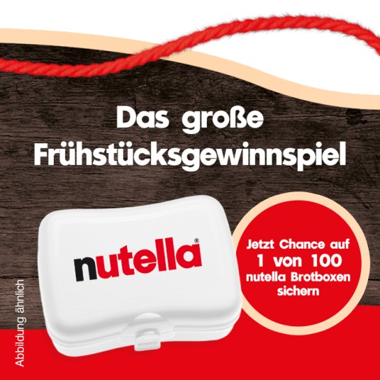 Ferrero - 100 x nutella Brotbox