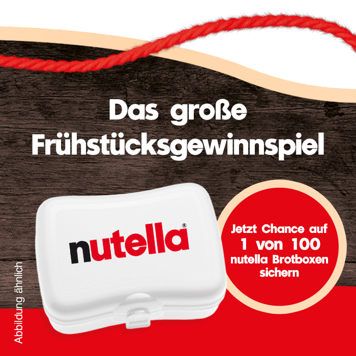 Ferrero - 100 x nutella Brotbox