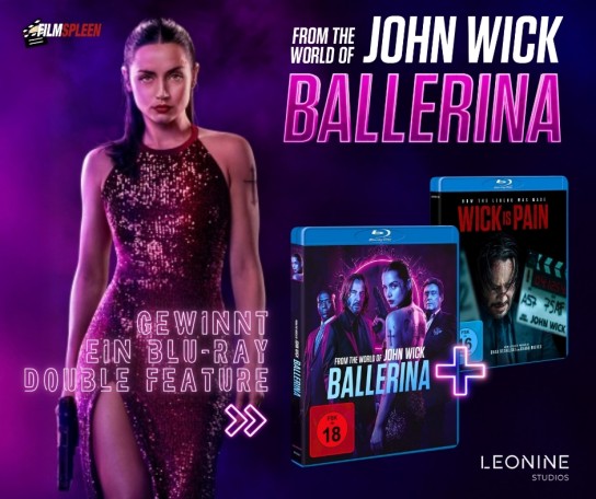 filmspleen - ein Blu-ray-Double Feature bestehend aus „Ballerina“ und „Wick is Pain“.