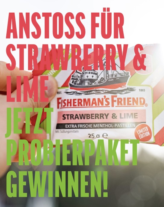 Fisherman's Friend - 100 x Strawberry & Lime Probierpakete