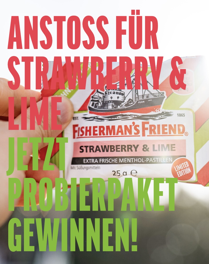 Fisherman's Friend - 100 x Strawberry & Lime Probierpakete