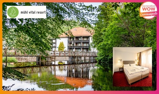 Generation WOW - 1 x 7 Übernachtungen inklusive Halbpension für 2 Personen im Mühl Vital Resort plus Wellnessprogramm