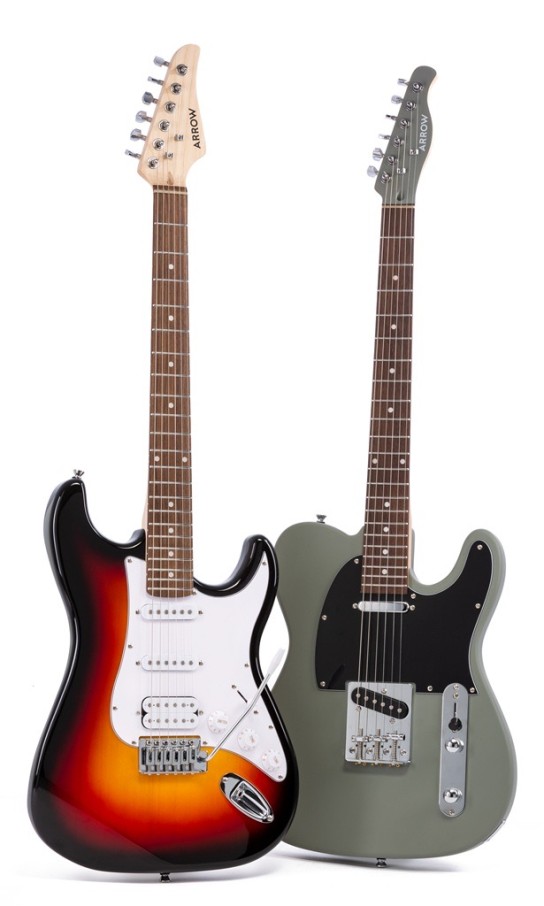 gitarrebass - 2 x E-Gitarre von Arrow Guitars