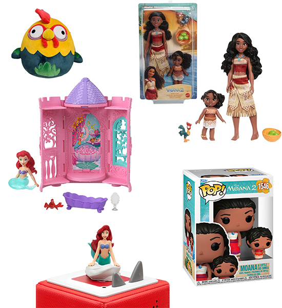 Häfft - ein Heihei Squishmallow von Jazwares, eine Disney Prinzessin Arielle Figur von tonies®, uvm
