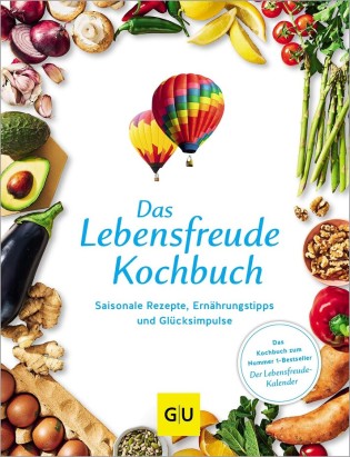 Küchengilde - 3x „Das Lebensfreude - Kochbuch von GU“