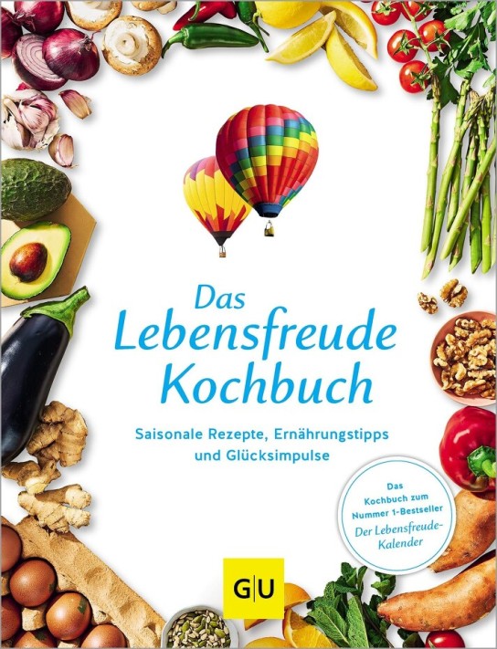 Küchengilde - 3x „Das Lebensfreude - Kochbuch von GU“
