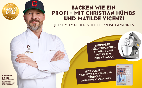 Matilde Vicenzi - Gewinne eine Titanium Chef Patissier XL zusätzlich tolle Wochen-und Tagespreise