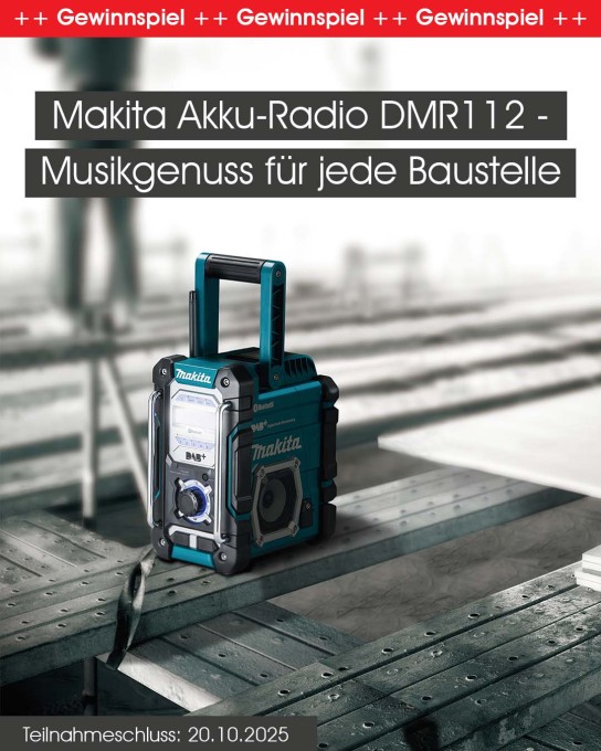 MEGATECH - Akku-Baustellenradio DMR112 inklusive Netzteil