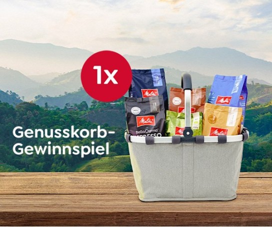 Melitta - Genusskorb, bestehend aus: „Carrybag“ von reisenthel mit verschiedenen Kaffeesorten von Melitta