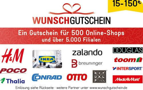 naturenergie hochrhein - 5x 30€ „WUNSCHGUTSCHEIN“