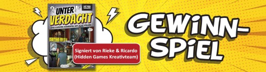 Pegasus - ein von Rieke & Ricardo aus dem Hidden Games Kreativteam signiertes Exemplar von Unter Verdacht